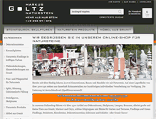 Tablet Screenshot of naturstein-shop.net